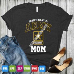 United States Army Mom SVG design for Cricut, Silhouette, sublimation and DTF printing