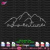 adventure mountain rhinestone svg cricut silhouette, camping rhinestone bling svg