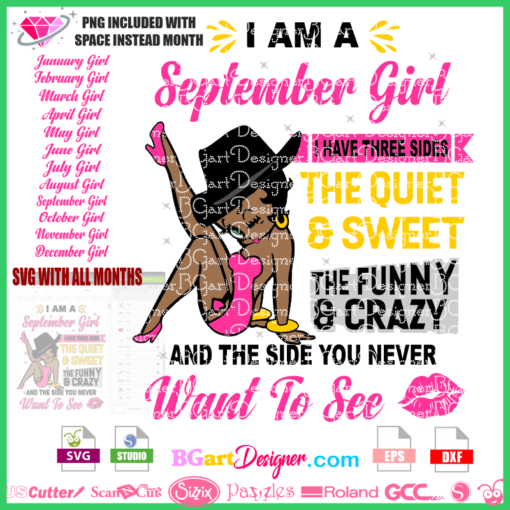 Betty boop stiletto birthday svg cricut silhouette, girl three sides the quiet & sweet the funny and crazy and the side you never want to see, betty boop sublimation months, betty boop hat digital download