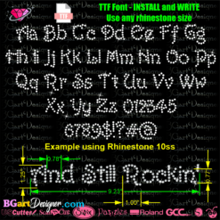 Download Rhinestone font svg ttf, bling letter svg, clystal letters svg, bgart9