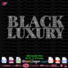 black luxury rhinestone template svg cricut silhouette