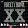 Breezy bowl XX big rhinestone design template file svg plt