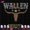 Bullhead wallen rhinestone svg, Wallen Western digital rhinestone template download, Country wallen bling svg cricut silhouette