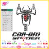 can am spyder logo digital htv svg cricut silhouette, download can-am spyder girl iron on transfer