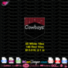Cowboys Marlboro pocket rhinestone svg cricut silhouette, Cowboys country Marlboro bling template download
