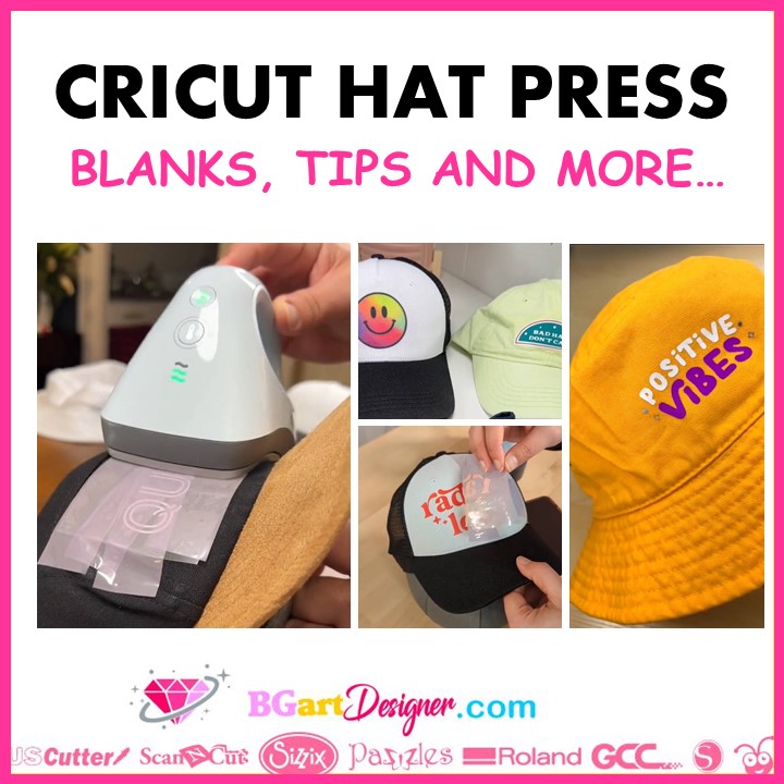Cricut hat press blanks tips and more