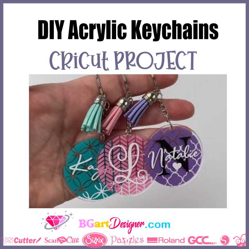 Acrylic hot sale keychains diy