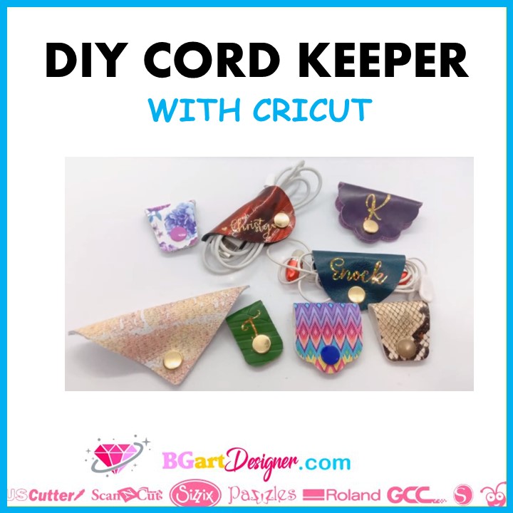 DIY cord keeper with cricut