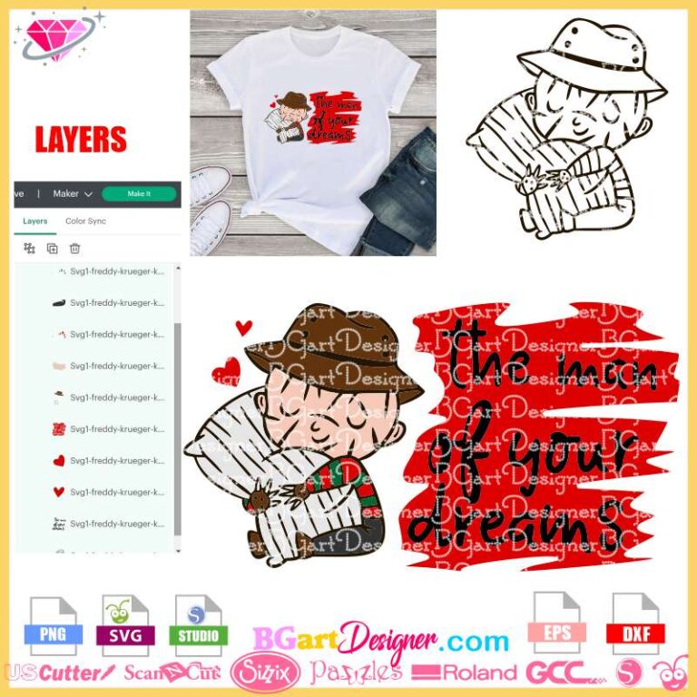 Freddy Krueger Man Of Your Dreams Svg Horror Svg Svg - vrogue.co