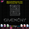 download Givenchy rhinestone template svg cricut, givenchy bling vector file