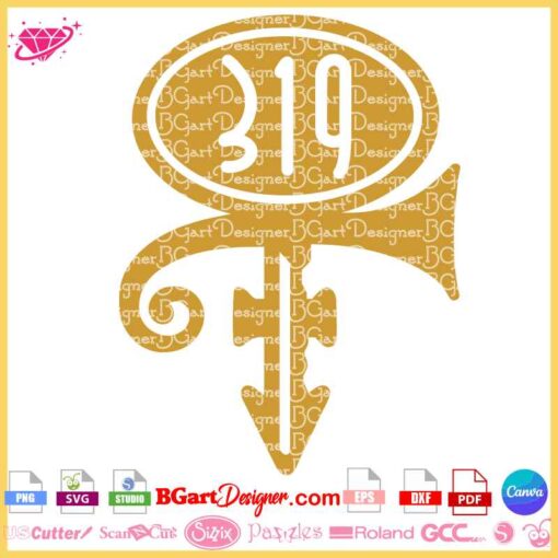 Prince 319 Love Symbol Vector Graphic for Sublimation, Cricut, DTF Transfers