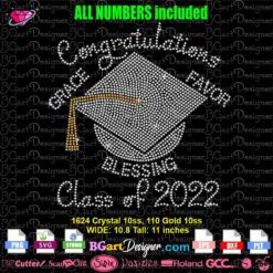 congratulations grad cap class rhinestone svg cricut silhouette, graduation cap bling rhinestone svg download