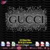 gucci scatter bling rhinestone template svg cricut silhouette, gucci bling scattered digital template