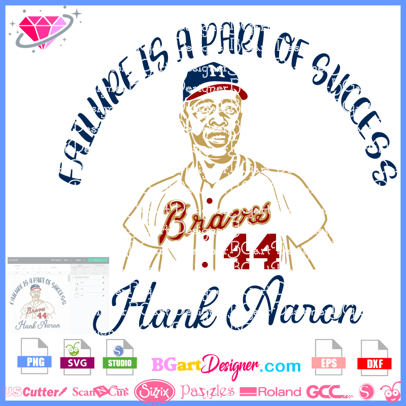 44 HANK AARON Framed