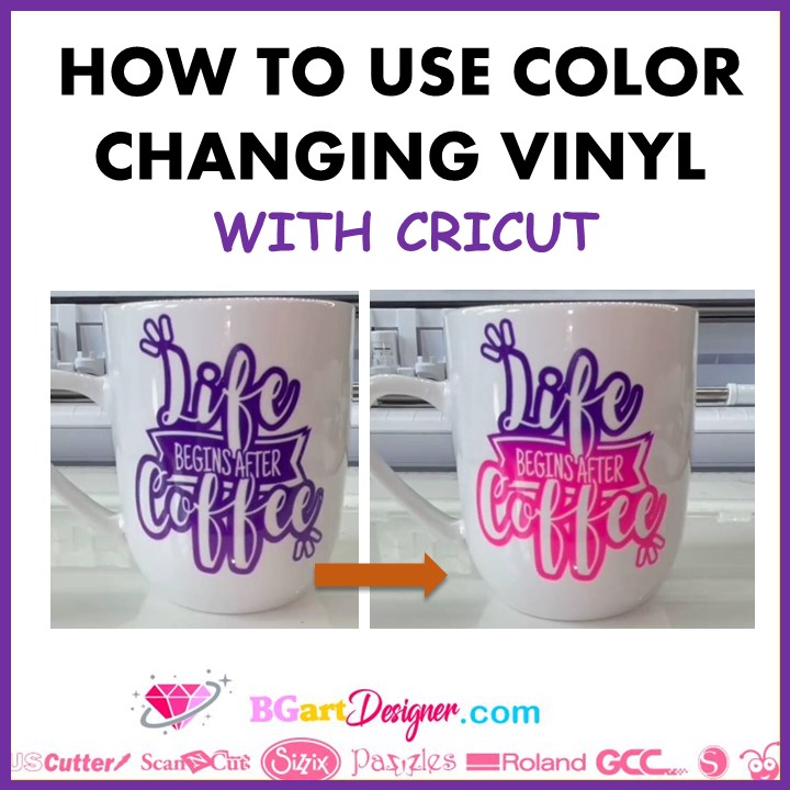 How to use color chaging vinyl with cricut
