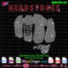 Hugh Dillon headstones band rhinestone svg, headstones hand logo bling svg download shirt