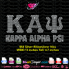 Kappa Alpha Psi rhinestone template svg, download Kappa Alpha Psi bling digital transfer esp, dxf, plt cutting machines cricut silhouette