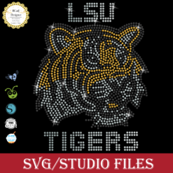 LSU tigers Rhinestone SVG, LSU Tigers cricut, LSU Tigers logo, LSU Tigers shirt png, pdf, dxf, svg,png.