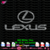 Lexus rhinestone template svg cricut silhouette, Lexus logo digital rhinestone file, Lexus iron on transfer