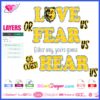 love fear hear cubs svg, chicago cubs svg, cubs bear svg cricut download,