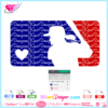 MLB baseball woman svg cricut silhouette, mlb basball woman sublimation leopard, Major League Baseball Logo svg layered