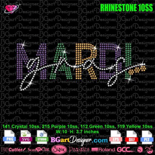 mardi gras beads designs svg, mardi gras rhinestone svg, mardi gras split bling crystal svg