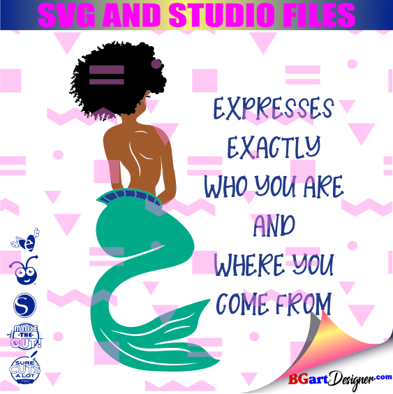 Free Free African American Mermaid Svg 658 SVG PNG EPS DXF File