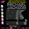 Michael jackson rhinestone svg, king of pop bling cricut silhouette, michael jackson bling download