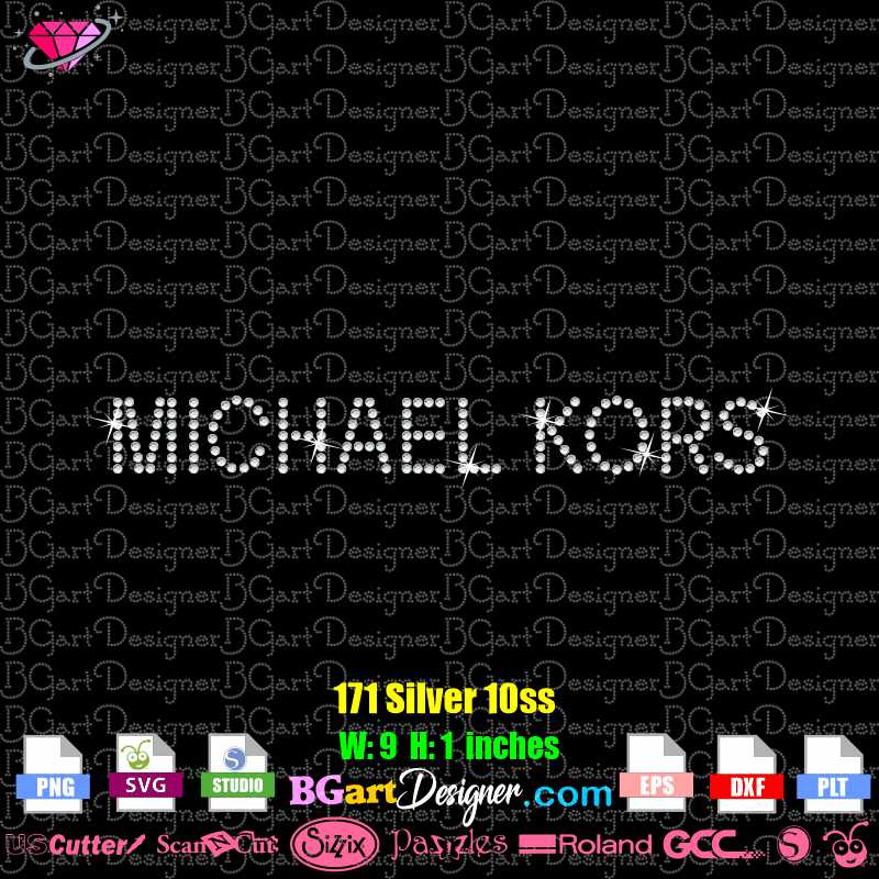 Michael Kors Two sizes Rhinestone SVG