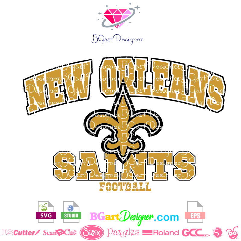 New Orleans Saints Laser Logo Becher 475 ml 