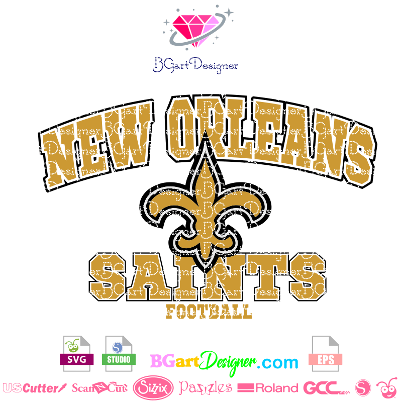 Lllá…new Orleans Saints Vinyl The Best Cut Files Cricut Cameo