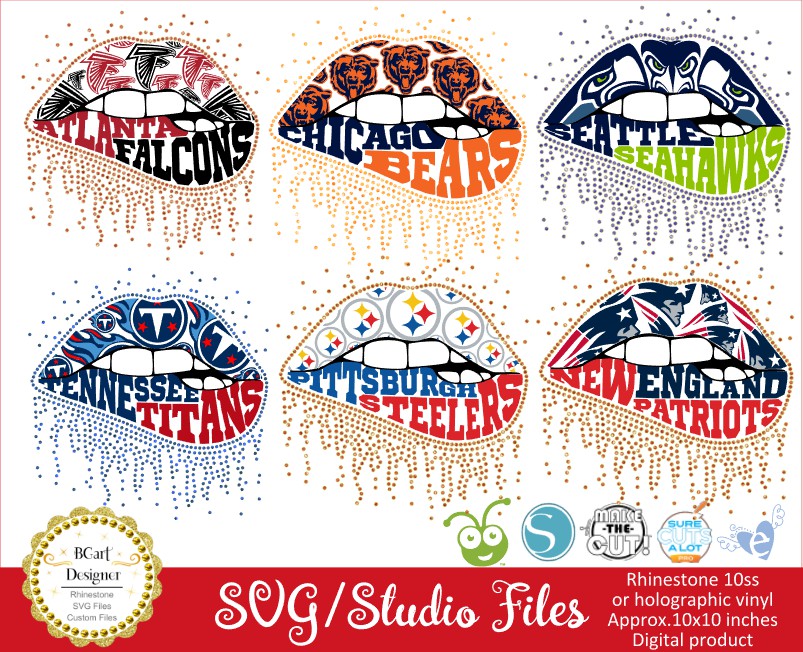 Download Lllá…lips Nfl Teams Bundle Bgartdesigner Cricut And Silhouette Designs