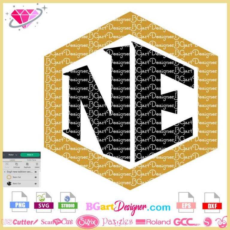 lllᐅ New Edition Vector Logo SVG - sublimation Cricut silhouette cut file