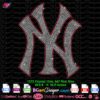 New York Yankees Logo Rhinestone svg cricut silhouette