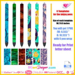 download Pen Wraps template, Pen sublimation, Pen Wraps Waterslide, Epoxy Pen Wraps, Ink Joy Wraps PNG File Digital