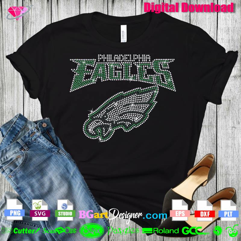 bedazzled eagles jersey