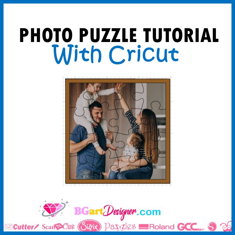 Photo puzzle with cricut tutorial