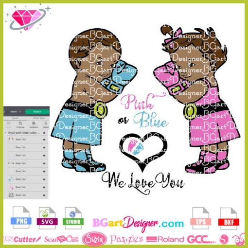 pink or blue baby boxing gloves svg cricut silhouette, baby girl svg, baby boy svg, pink or blue baby sublimation download