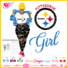 Fan Girl Pittsburgh Steelers Saints svg cricut silhouette, nfl football team