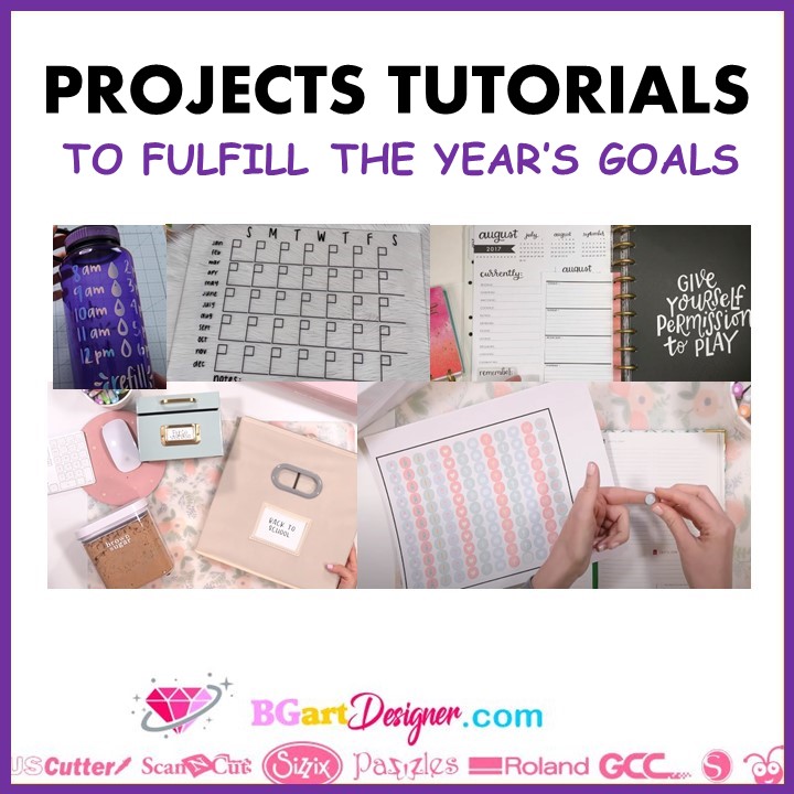 Projects tutorials to fulfill the years goals
