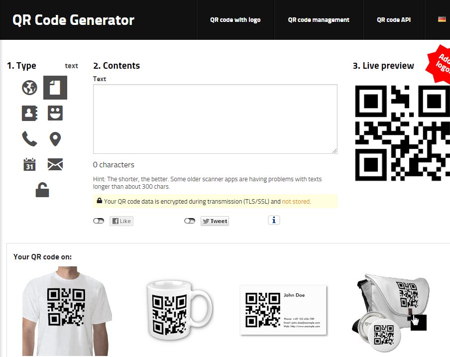 Qr generator