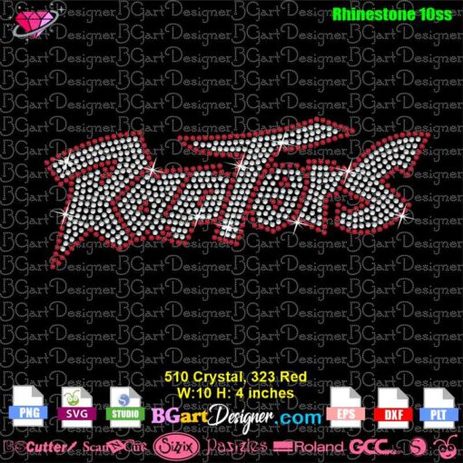 toronto raptors rhinestone svg, nba raptors rhinestone svg,