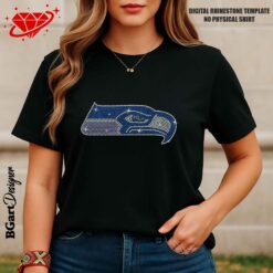 seattle seahawks logo bling rhinestone template NFL football team svg file