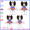 Super nurse black girl svg, black girl lpn svg, black nurse with afro svg, strong afro woman svg