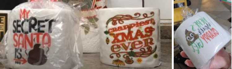 Sublimating toilet paper christmas tutorial