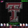 texas tech red raiders rhinestone svg, exas Tech Athletics logo svg cricut