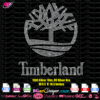 Timberland logo rhinestone template svg cricut silhouette, timberland bling rhinestone transfer svg, timberland digital rhinestone template