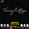 Tommy hilfiger rhinestone template svg cricut silhouette, tommy hilfiger bling transfer iron on download