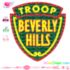 Troop Beverly Hills Logo Merchandise svg, Troop Beverly Hills camping svg cuttable, vector cricut file, scanncut brother files, silhouette cameo
