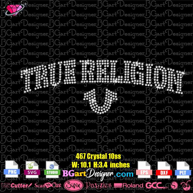 true religion logo font